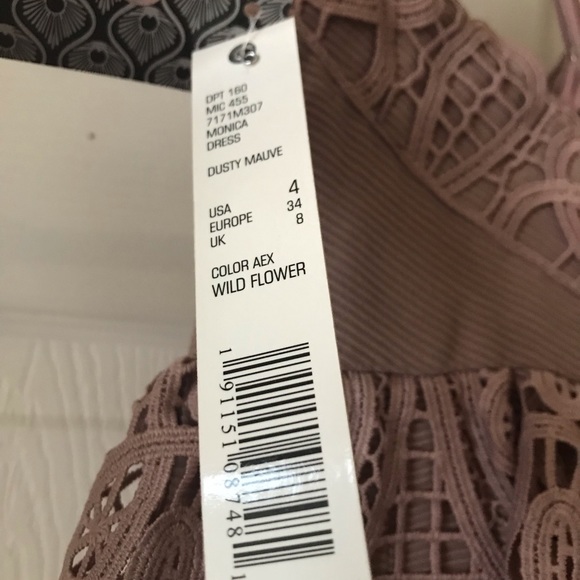 Dusty mauve Gianni Bini dress (style name: Monica) - Picture 6 of 6